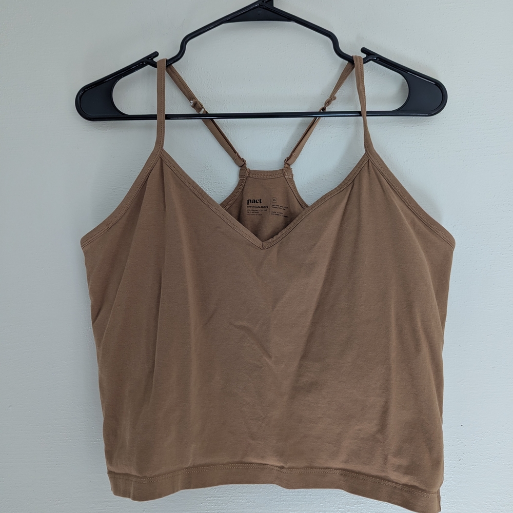 Pact Everyday Shelf Bra Cropped Camisole
